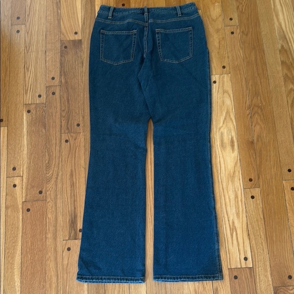 Coldwater Creek Size 8 Blue Stretch Denim Knit Classic Boot Cut Jeans - Picture 5 of 6